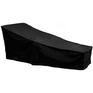 DEWDAT Sun Lounger Covers Waterproof Heavy Duty Garden Sunlounger Cover Windproof Anti-UV 420D Cover Black 200704068cm DEWDAT Sun Lounger Covers Waterproof Heavy Duty Garden Sunlounger Cover Windproof Anti-UV 420D Cover Black 200704068cm