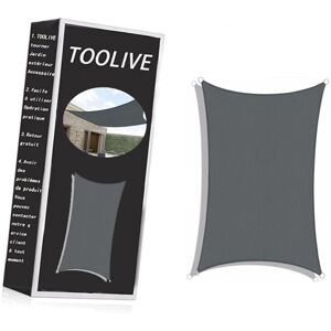 Toolive - Sun Shade Sail 3m x 5m Rectangle Shade Sails Waterproof Outdoor Garden Patio Party Sunscreen Awning Canopy 98% uv Block With Free Rope, Toolive - Sun Shade Sail 3m x 5m Rectangle Shade Sails Waterproof Outdoor Garden Patio Party Sunscreen Awning Canopy 98% uv Block With Free Rope,