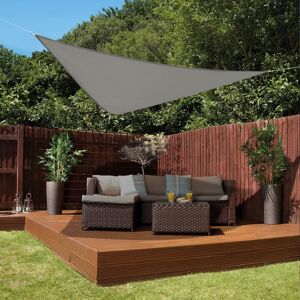 GREEN BAY Sun Shade Sail Garden Patio Sunscreen Awning Canopy UV Protection Anthracite Triangle 3x3x3m GREEN BAY Sun Shade Sail Garden Patio Sunscreen Awning Canopy UV Protection Anthracite Triangle 3x3x3m
