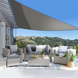 Green Bay - Sun Shade Sail Garden Patio Sunscreen Awning Canopy uv Protection Anthracite Triangle 3.6x3.6x3.6m Green Bay - Sun Shade Sail Garden Patio Sunscreen Awning Canopy uv Protection Anthracite Triangle 3.6x3.6x3.6m