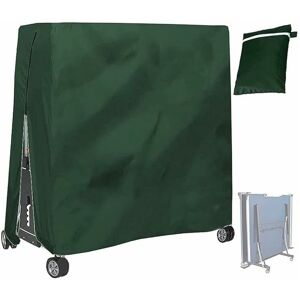 HOOPZI Table tennis table cover 210D waterproof indoor and outdoor--green,16570185cm HOOPZI Table tennis table cover 210D waterproof indoor and outdoor--green,16570185cm
