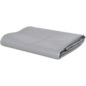 vidaXL Tarpaulin 6x8m Grey - Heavy-duty Cover vidaXL Tarpaulin 6x8m Grey - Heavy-duty Cover