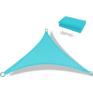 GOTRAYS Triangle Sun Shade Awning for Outdoor Camping/Garden/Beach/Park/Outdoor Canopy, Rainproof uv Sunshade Cloth Lake Blue 333M GOTRAYS Triangle Sun Shade Awning for Outdoor Camping/Garden/Beach/Park/Outdoor Canopy, Rainproof uv Sunshade Cloth Lake Blue 333M