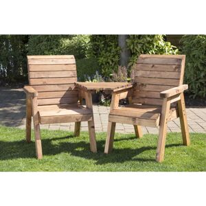 Charles Taylor - Twin Companion (Angled) Set Boxed (Flatpacked), Wooden Garden Love Seat - W180 x D90 x H98 Charles Taylor - Twin Companion (Angled) Set Boxed (Flatpacked), Wooden Garden Love Seat - W180 x D90 x H98