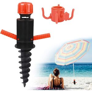 Aiperq - Umbrella Ground Sleeve, Umbrella Ground Anchor, Screwed Ground Sleeves with Handles, Screw Socket for Beach/Sand/Lawn/Field, for 22-32mm Aiperq - Umbrella Ground Sleeve, Umbrella Ground Anchor, Screwed Ground Sleeves with Handles, Screw Socket for Beach/Sand/Lawn/Field, for 22-32mm