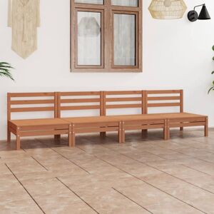 4 Piece Garden Lounge Set Honey Brown Solid Pinewood Vidaxl 4 Piece Garden Lounge Set Honey Brown Solid Pinewood Vidaxl