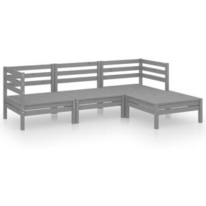 VidaXL Outdoor Furniture Set 4-piece Grey - Outdoor furniture set VidaXL Outdoor Furniture Set 4-piece Grey - Outdoor furniture set
