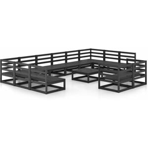 Vidaxl - 13 Piece Garden Lounge Set Solid Pinewood Vidaxl - 13 Piece Garden Lounge Set Solid Pinewood