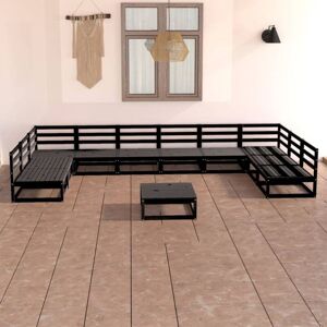 11 Piece Garden Lounge Set Solid Pinewood Vidaxl 11 Piece Garden Lounge Set Solid Pinewood Vidaxl