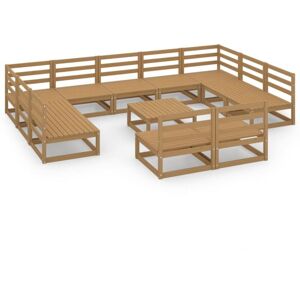 12 Piece Garden Lounge Set Solid Pinewood Vidaxl 12 Piece Garden Lounge Set Solid Pinewood Vidaxl