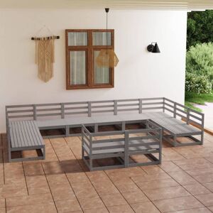 12 Piece Garden Lounge Set Solid Pinewood Vidaxl 12 Piece Garden Lounge Set Solid Pinewood Vidaxl