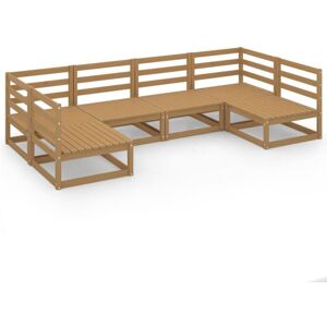6 Piece Garden Lounge Set Solid Pinewood Vidaxl 6 Piece Garden Lounge Set Solid Pinewood Vidaxl