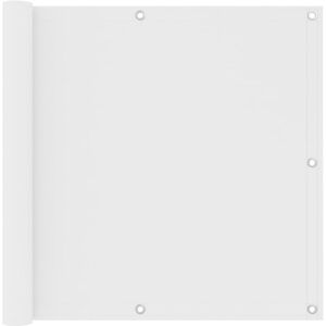 vidaXL White Oxford Balcony Screen - Waterproof, UV Protect, 90x600 cm vidaXL White Oxford Balcony Screen - Waterproof, UV Protect, 90x600 cm