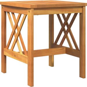 Vidaxl - Garden Side Table Brown 45x45x50 cm Solid Acacia Wood Vidaxl - Garden Side Table Brown 45x45x50 cm Solid Acacia Wood