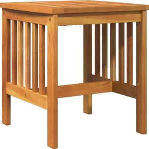 Vidaxl - Garden Side Table Brown 45x45x50 cm Solid Acacia Wood Vidaxl - Garden Side Table Brown 45x45x50 cm Solid Acacia Wood