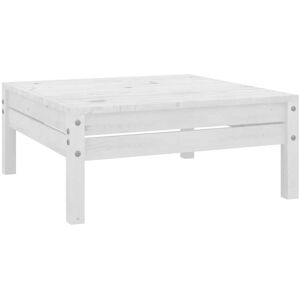 Garden Footstool White Solid Pinewood Vidaxl Garden Footstool White Solid Pinewood Vidaxl