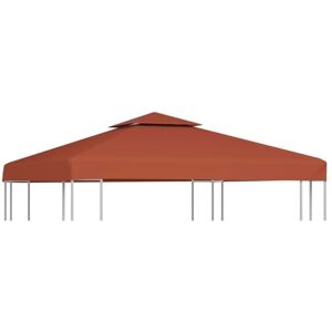 vidaXL Gazebo Roof Cover with Chimney Flue - 3x3 m - Terracotta Brown vidaXL Gazebo Roof Cover with Chimney Flue - 3x3 m - Terracotta Brown