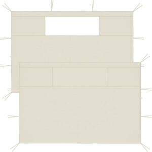 vidaXL Gazebo Sidewalls with Windows Cream - Outdoor Product Type vidaXL Gazebo Sidewalls with Windows Cream - Outdoor Product Type