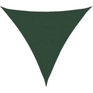 Sunshade Sail 160 g/m² Triangular Dark Green 6x6x6 m HDPE vidaXL Sunshade Sail 160 g/m² Triangular Dark Green 6x6x6 m HDPE vidaXL