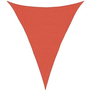 Sunshade Sail 160 g/m² Triangular Terracotta 3x4x4 m HDPE vidaXL Sunshade Sail 160 g/m² Triangular Terracotta 3x4x4 m HDPE vidaXL