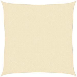 vidaXL Shade Sail - 2.5x2.5m Cream UV Protection Square HDPE vidaXL Shade Sail - 2.5x2.5m Cream UV Protection Square HDPE