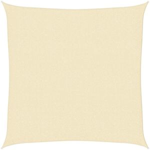 vidaXL Sunshade Sail 160 g/m² Cream HDPE Outdoor Canopy Garden Patio Awning - Sunshade Sail vidaXL Sunshade Sail 160 g/m² Cream HDPE Outdoor Canopy Garden Patio Awning - Sunshade Sail