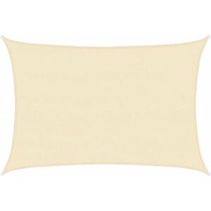 vidaXL Sunshade Sail 160 g/m² Cream 5x6 m HDPE Patio Balcony Sunscreen Canopy vidaXL Sunshade Sail 160 g/m² Cream 5x6 m HDPE Patio Balcony Sunscreen Canopy