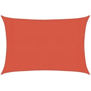 vidaXL Sunshade Sail 160 g/m² Terracotta 3x4.5 m HDPE - Sunshade Sail vidaXL Sunshade Sail 160 g/m² Terracotta 3x4.5 m HDPE - Sunshade Sail