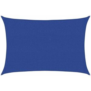 vidaXL Sunshade Sail 160 g/m² Blue 2.5x3.5 m HDPE Outdoor Sunscreen Canopy vidaXL Sunshade Sail 160 g/m² Blue 2.5x3.5 m HDPE Outdoor Sunscreen Canopy