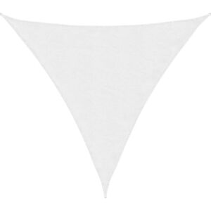 vidaXL Triangular Sunshade Sail 3x3x3 m White - Shade Sail vidaXL Triangular Sunshade Sail 3x3x3 m White - Shade Sail