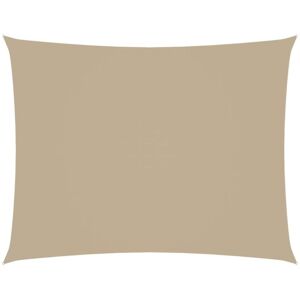 vidaXL Sunshade Sail Oxford Fabric Rectangular 3.5x4.5 m Beige - Sunshade Sail vidaXL Sunshade Sail Oxford Fabric Rectangular 3.5x4.5 m Beige - Sunshade Sail