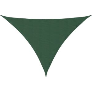 Sunshade Sail Oxford Fabric Triangular 2.5x2.5x3.5 m Dark Green vidaXL Sunshade Sail Oxford Fabric Triangular 2.5x2.5x3.5 m Dark Green vidaXL