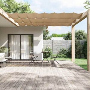 Vertical Awning Taupe 140x600 cm Oxford Fabric vidaXL Vertical Awning Taupe 140x600 cm Oxford Fabric vidaXL