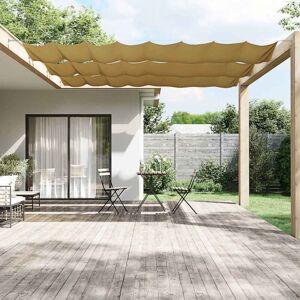 vidaXL Beige Vertical Awning 100x800 cm Oxford Fabric - Vertical Awning vidaXL Beige Vertical Awning 100x800 cm Oxford Fabric - Vertical Awning