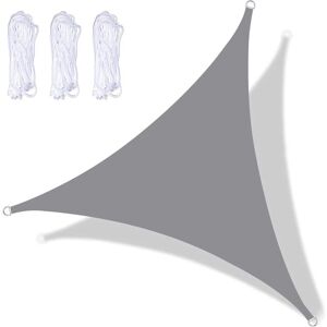 MEMKEY Waterproof Triangular Shade Sail 3x3x3m, Sun Protection Shade Cloth, Water Resistant Shade Cloth Fixing Accessories Kit, for Garden, Swimming Pool, MEMKEY Waterproof Triangular Shade Sail 3x3x3m, Sun Protection Shade Cloth, Water Resistant Shade Cloth Fixing Accessories Kit, for Garden, Swimming Pool,
