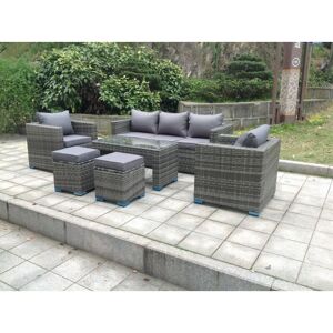 Fimous Wicker Rattan Garden Furniture Sofa Sets Outdoor Patio Coffee Table With Stools grey mixed Fimous Wicker Rattan Garden Furniture Sofa Sets Outdoor Patio Coffee Table With Stools grey mixed