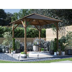 Dunster House Ltd. - Dunster House Wooden Gazebo Utopia 200 2m x 2m Heavy Duty Garden Shelter Pressure Treated, Superfelt & Nails Included Dunster House Ltd. - Dunster House Wooden Gazebo Utopia 200 2m x 2m Heavy Duty Garden Shelter Pressure Treated, Superfelt & Nails Included