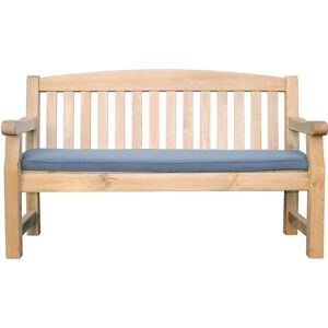 Zest - Cushion For Emily Wooden Garden Bench 3 Seater 5ft Seat Pad Outdoor Grey Zest - Cushion For Emily Wooden Garden Bench 3 Seater 5ft Seat Pad Outdoor Grey