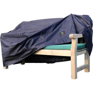 Zest - Emily Wooden Bench Seat 3 Seater 5ft Garden Furniture Cover - Black Zest - Emily Wooden Bench Seat 3 Seater 5ft Garden Furniture Cover - Black