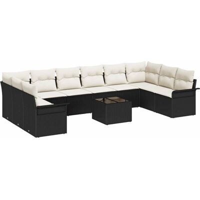 Vidaxl Garden Sofa Set - 10 Piece Modular Outdoor Furniture Vidaxl Garden Sofa Set - 10 Piece Modular Outdoor Furniture