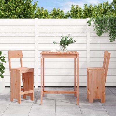 vidaXL Garden Bar Set Outdoor Bar Table Set Bar Stool - Garden Furniture vidaXL Garden Bar Set Outdoor Bar Table Set Bar Stool - Garden Furniture