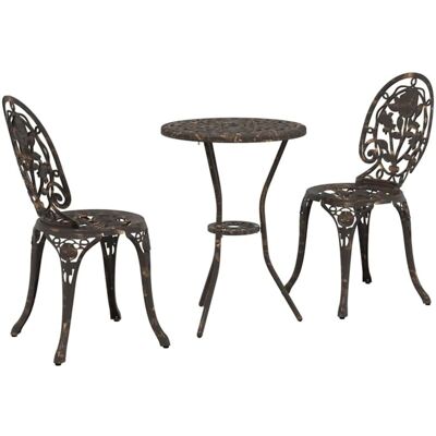 Vidaxl Garden Bistro Set - Durable Cast Iron, Vintage Look Vidaxl Garden Bistro Set - Durable Cast Iron, Vintage Look