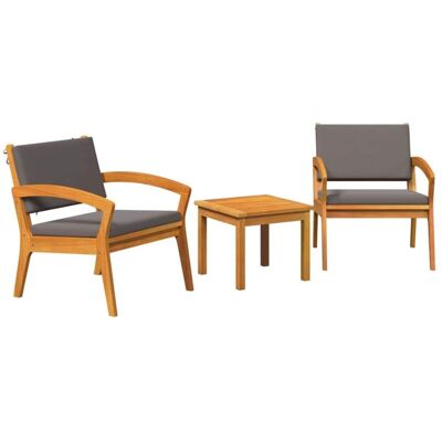 vidaXL Outdoor Sofa Set - Weatherproof, Acacia, Two Seats vidaXL Outdoor Sofa Set - Weatherproof, Acacia, Two Seats