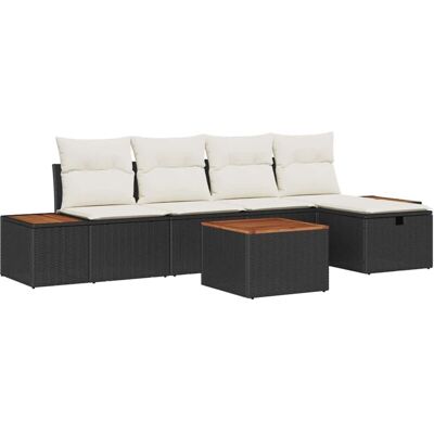 Vidaxl 6-piece Garden Sofa Set - Weather-resistant, Modern Design Vidaxl 6-piece Garden Sofa Set - Weather-resistant, Modern Design