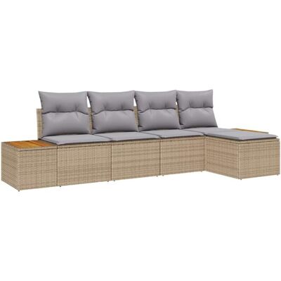 Vidaxl Garden Sofa Set - Modular Design, Weather-Resistant, with Storage Vidaxl Garden Sofa Set - Modular Design, Weather-Resistant, with Storage