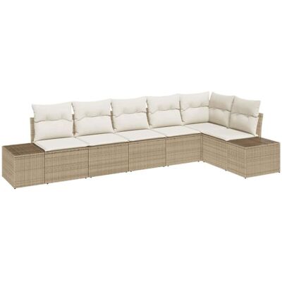 Vidaxl Garden Sofa Set - Modular Outdoor Furniture for 6 Vidaxl Garden Sofa Set - Modular Outdoor Furniture for 6