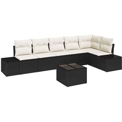 Home & Garden Garden Sofa Set 6-Piece Brown Poly Rattan - Garden Sofa Set Home & Garden Garden Sofa Set 6-Piece Brown Poly Rattan - Garden Sofa Set