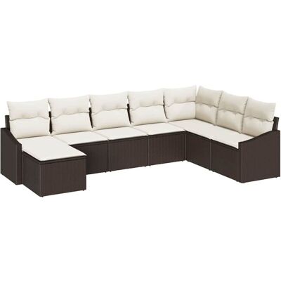 IKEA Brown Poly Rattan Garden Set - Garden Furniture Set IKEA Brown Poly Rattan Garden Set - Garden Furniture Set