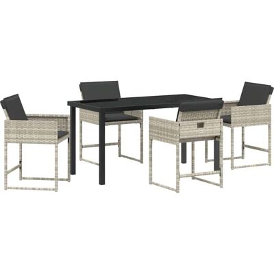 Vidaxl - 5pc PE rattan set - Rectangular - 4p - Garden set Vidaxl - 5pc PE rattan set - Rectangular - 4p - Garden set