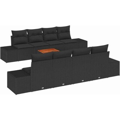 Ensemble Garden Sofa Set - 9 Piece Modular Outdoor Furniture Ensemble Garden Sofa Set - 9 Piece Modular Outdoor Furniture